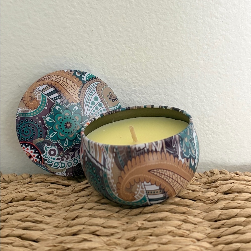 Soy Wax Candle Vanilla Decorative